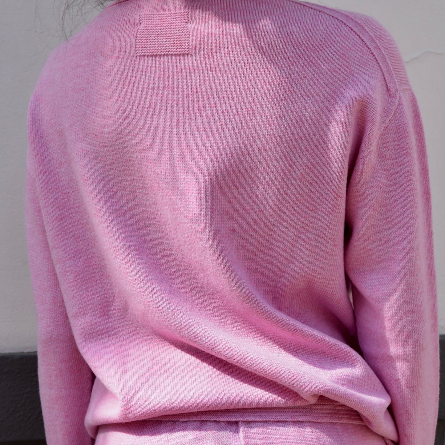 Travel Sweater Blush Pink