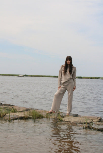 Travel Pants Cappuccino