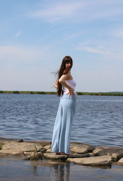 Travel Pants Sky Blue