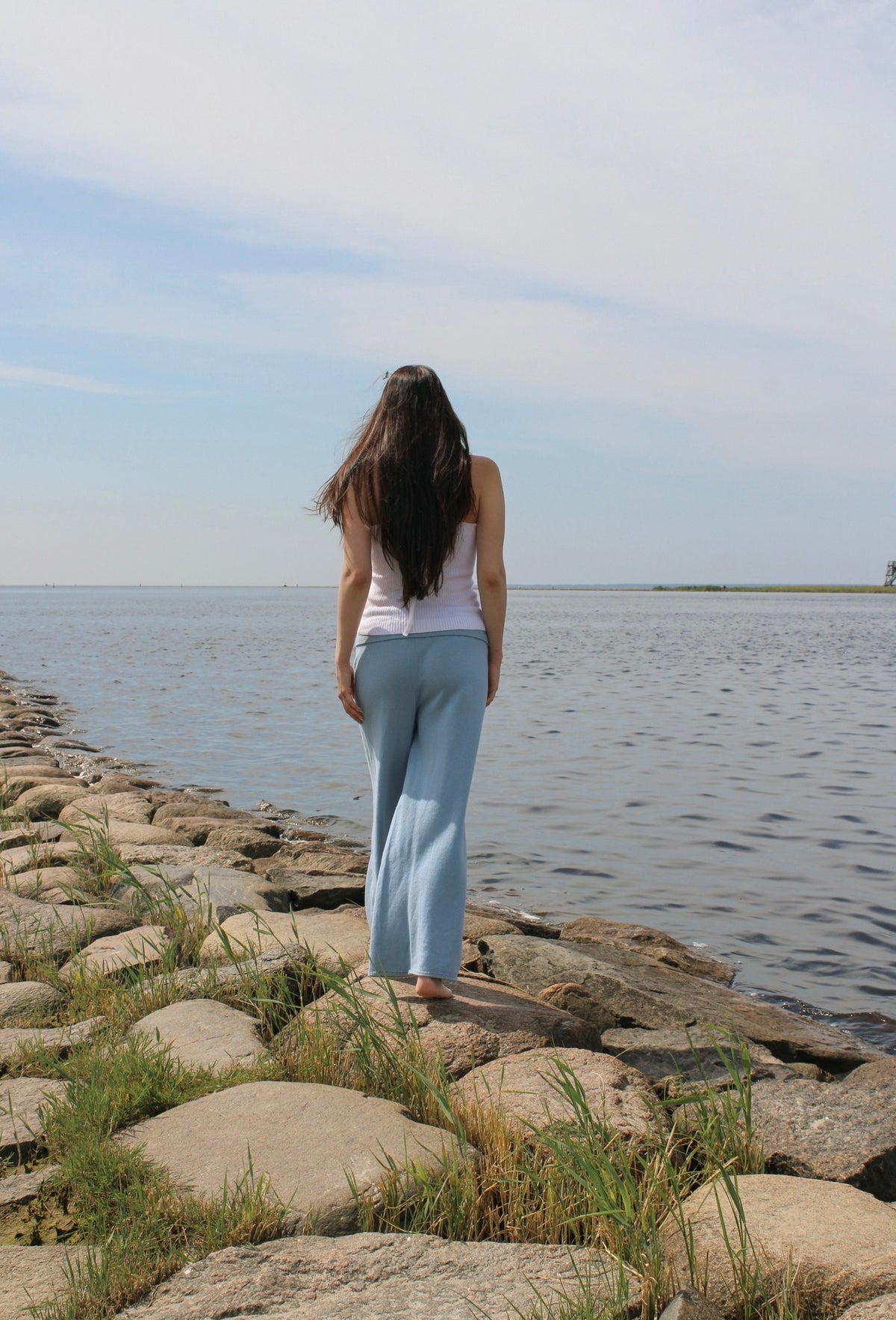 Travel Pants Sky Blue