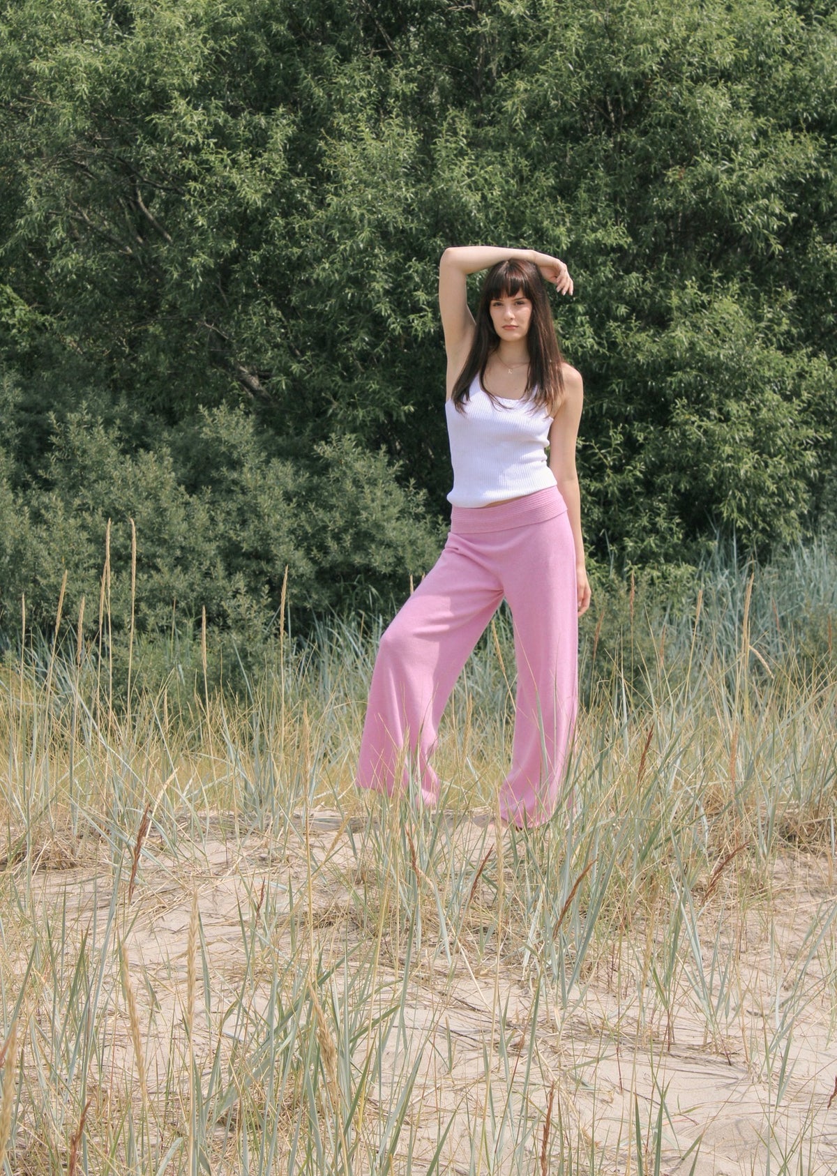 Travel Pants Blush Pink