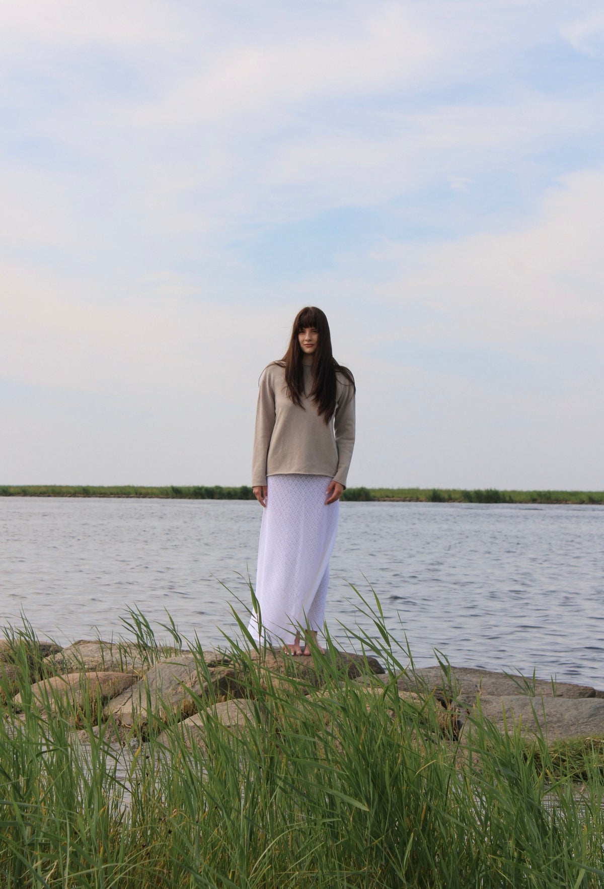 Travel Sweater Cappuccino