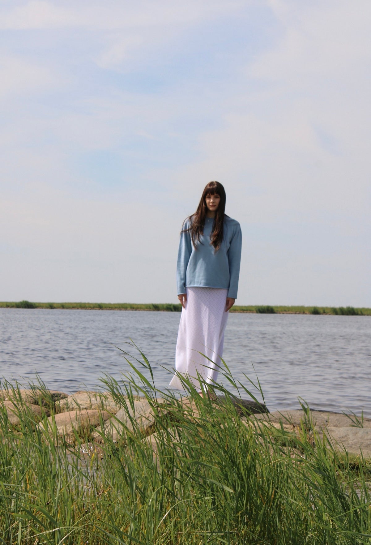 Travel Sweater Sky Blue
