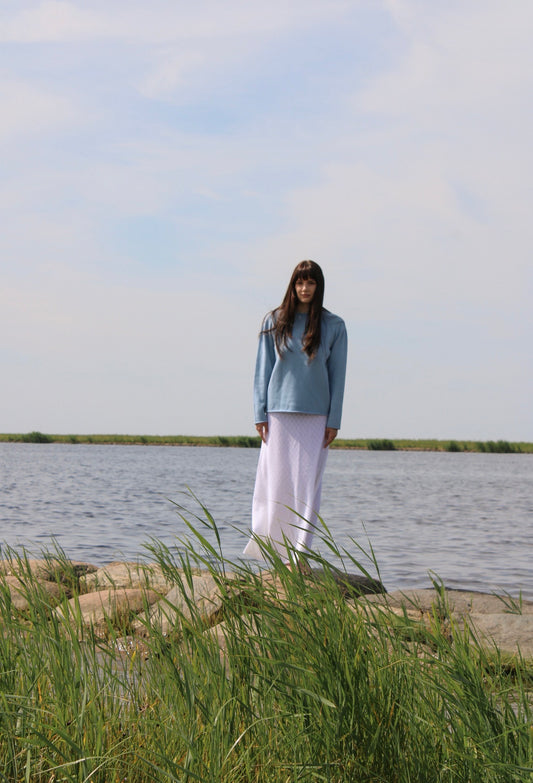 Travel Sweater Sky Blue