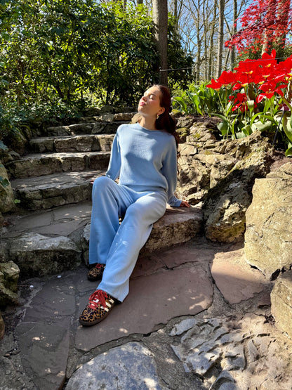 Travel Pants Sky Blue